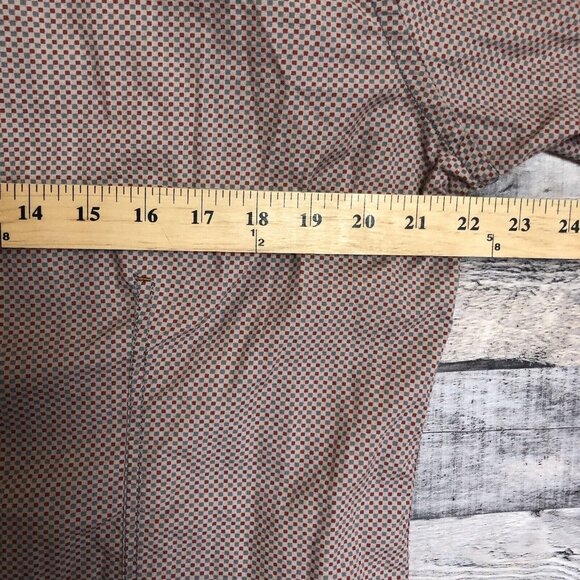Engbers Button Down Shirt Men’s L (41/42) Long Sleeve Collared Red/Blue - Picture 10 of 13